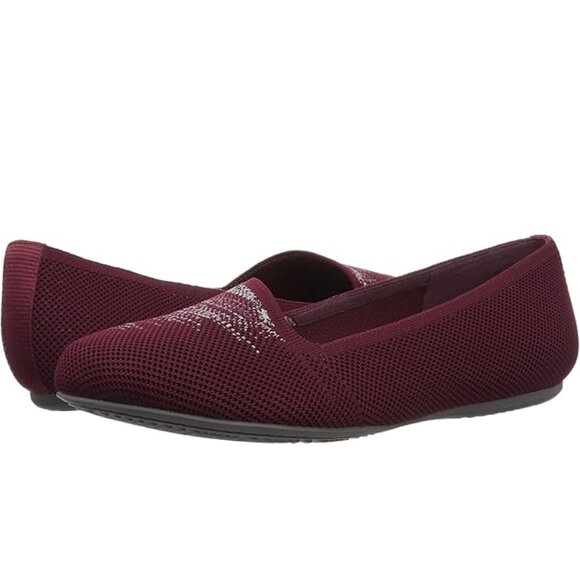 Softwalk Sicily Ballet Flats Size 7M Burgundy - Picture 1 of 14